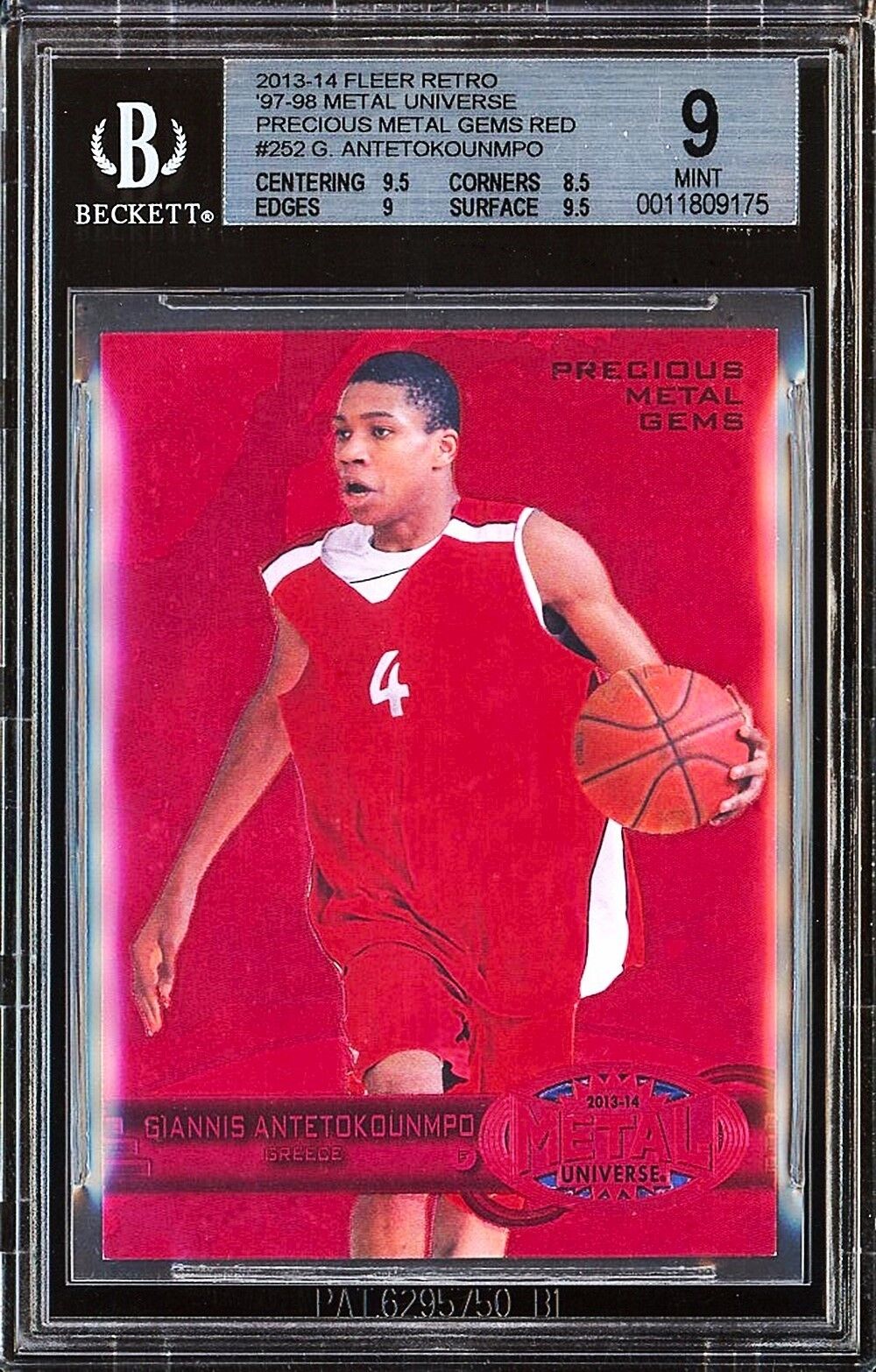 2013-14 Fleer Retro GIANNIS ANTETOKOUNMPO Rookie RC /150